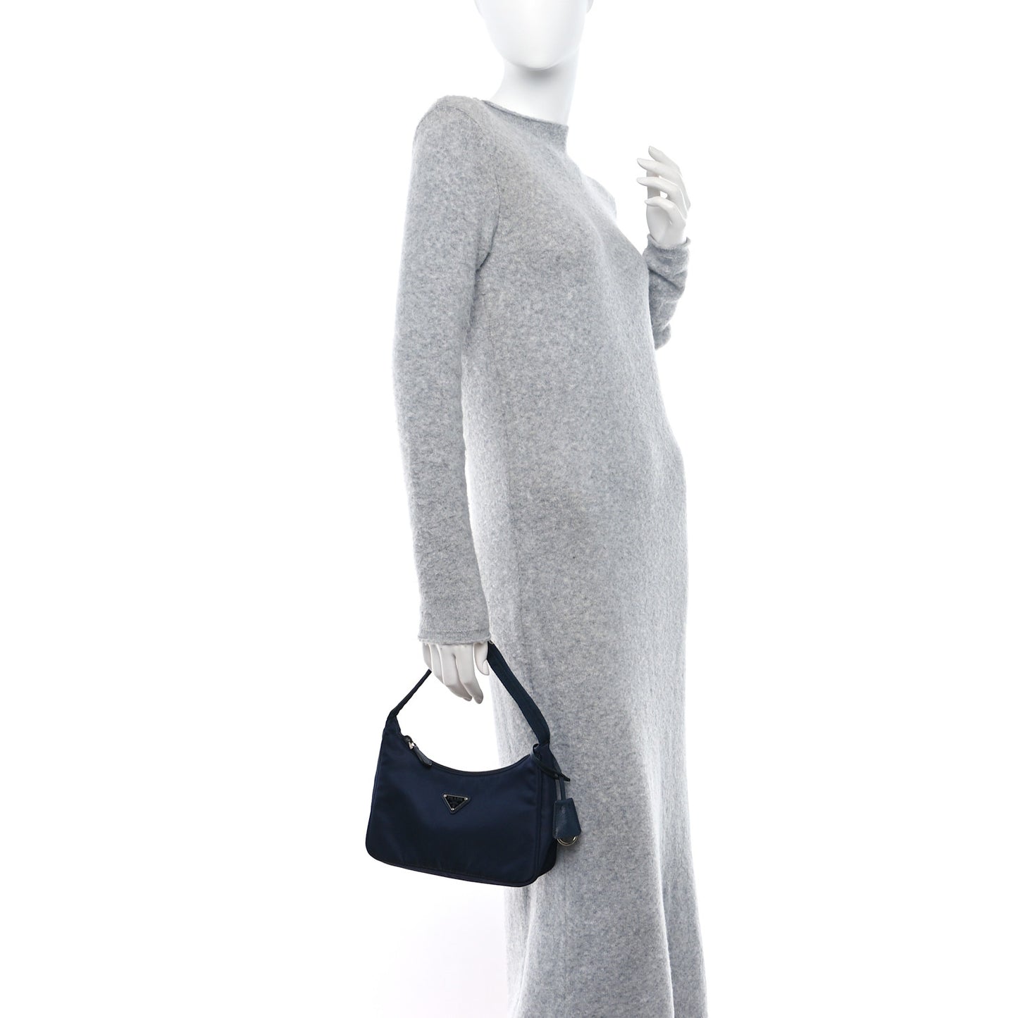 Tessuto Nylon Mini Re-Edition 2000 Bag Navy