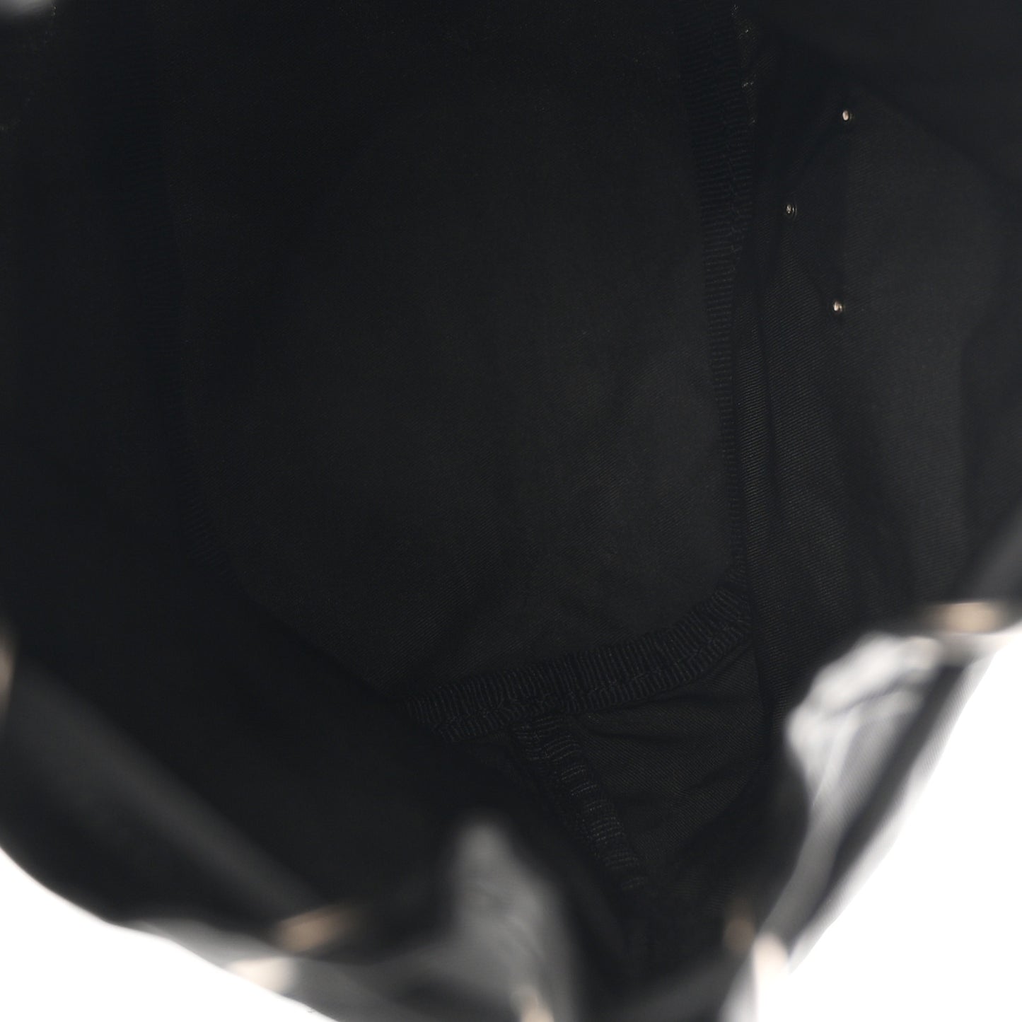 Nylon Vela Drawstring Pouch Black