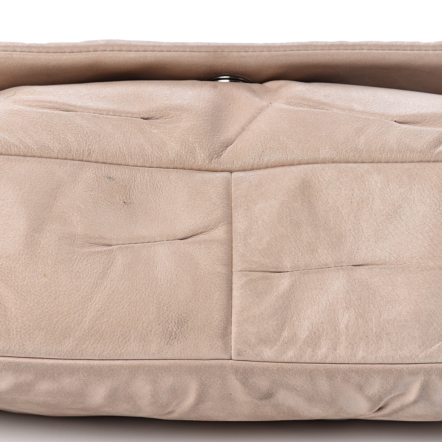 Chanel Iridescent Calfskin Glint Flap Beige 15 of 17