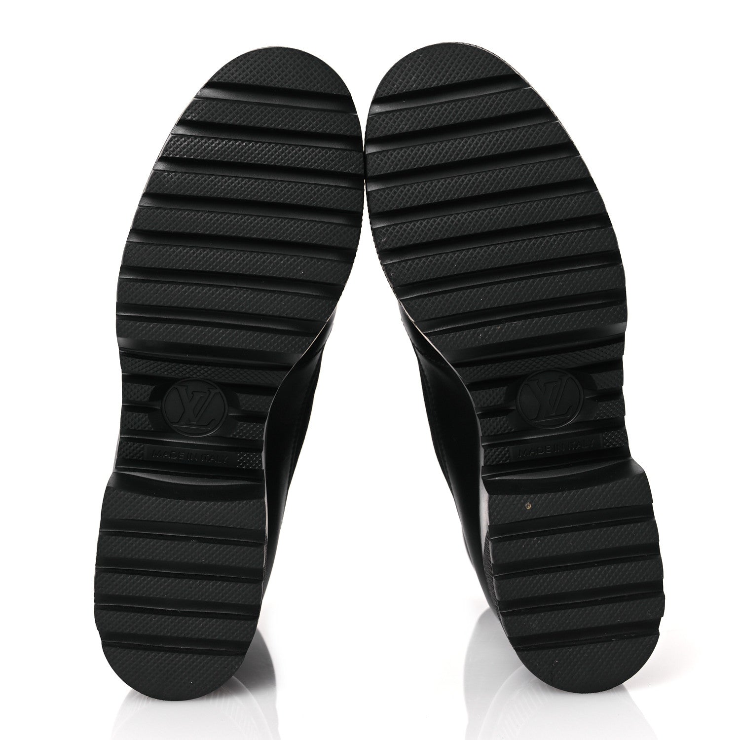 Louis Vuitton Canvas Laureate Platform Desert Boots 38.5 Black 7 of 11