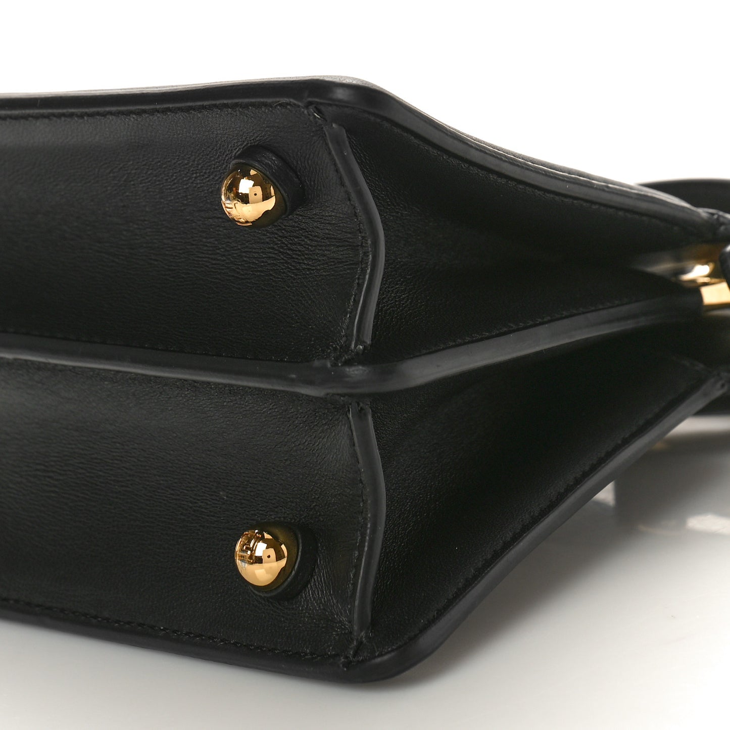 Shiny Nappa Petite Peekaboo I SEE U Satchel Black