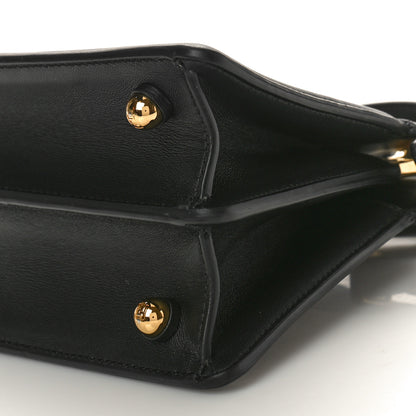 Fendi Shiny Nappa Petite Peekaboo I SEE U Satchel Black 10 of 11