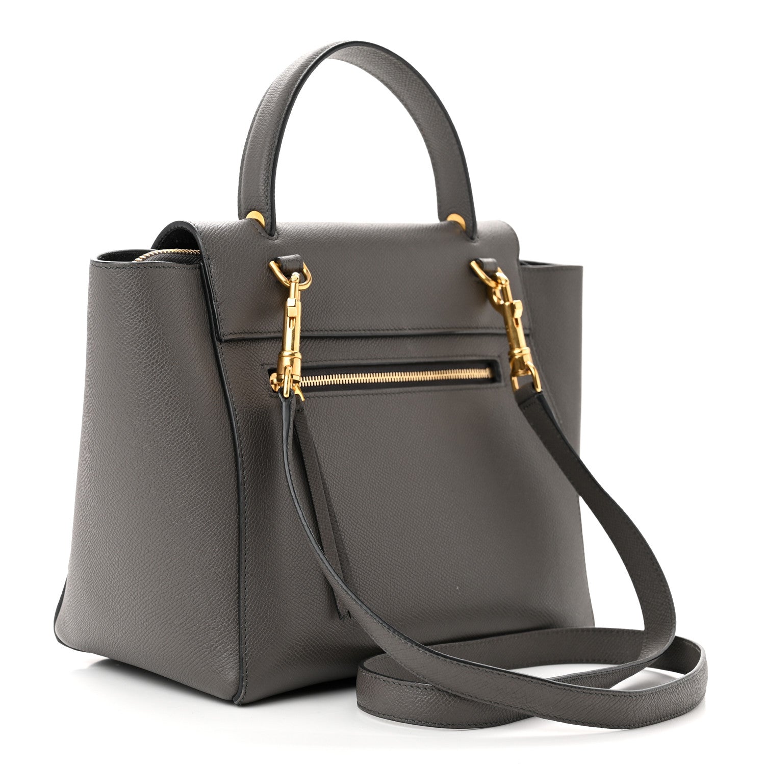 Celine Grained Calfskin Micro Belt Bag Grey 3 of 12