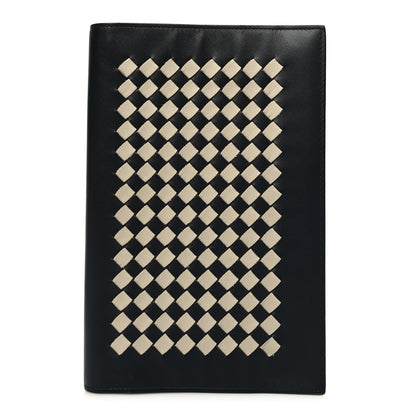 Bottega Veneta Nappa Intrecciato Notebook Cover Black White 1 of 9