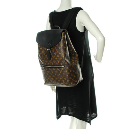 Louis Vuitton Monogram Macassar Palk Backpack 2 of 8