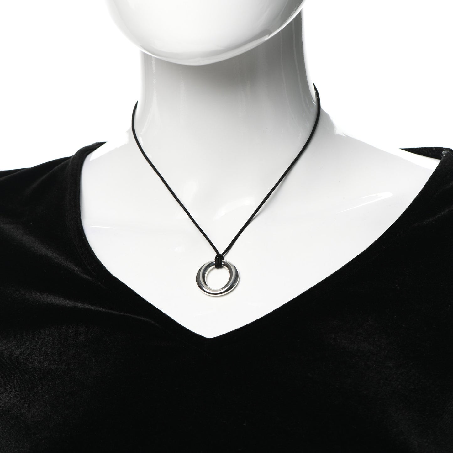 Sterling Silver Elsa Peretti Sevillana Pendant Necklace