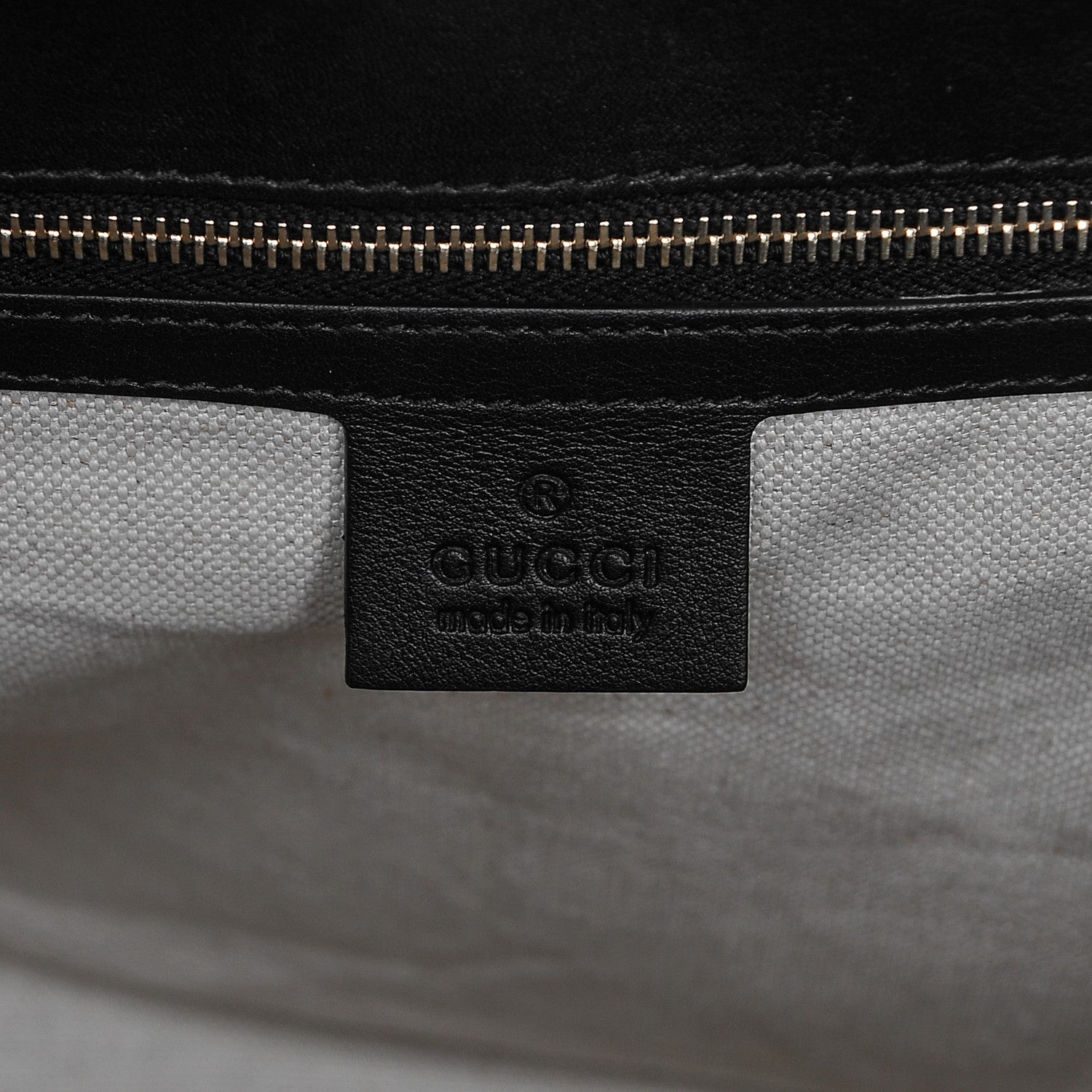 Gucci Guccissima Large Emily Chain Shoulder Bag Black 6 of 6