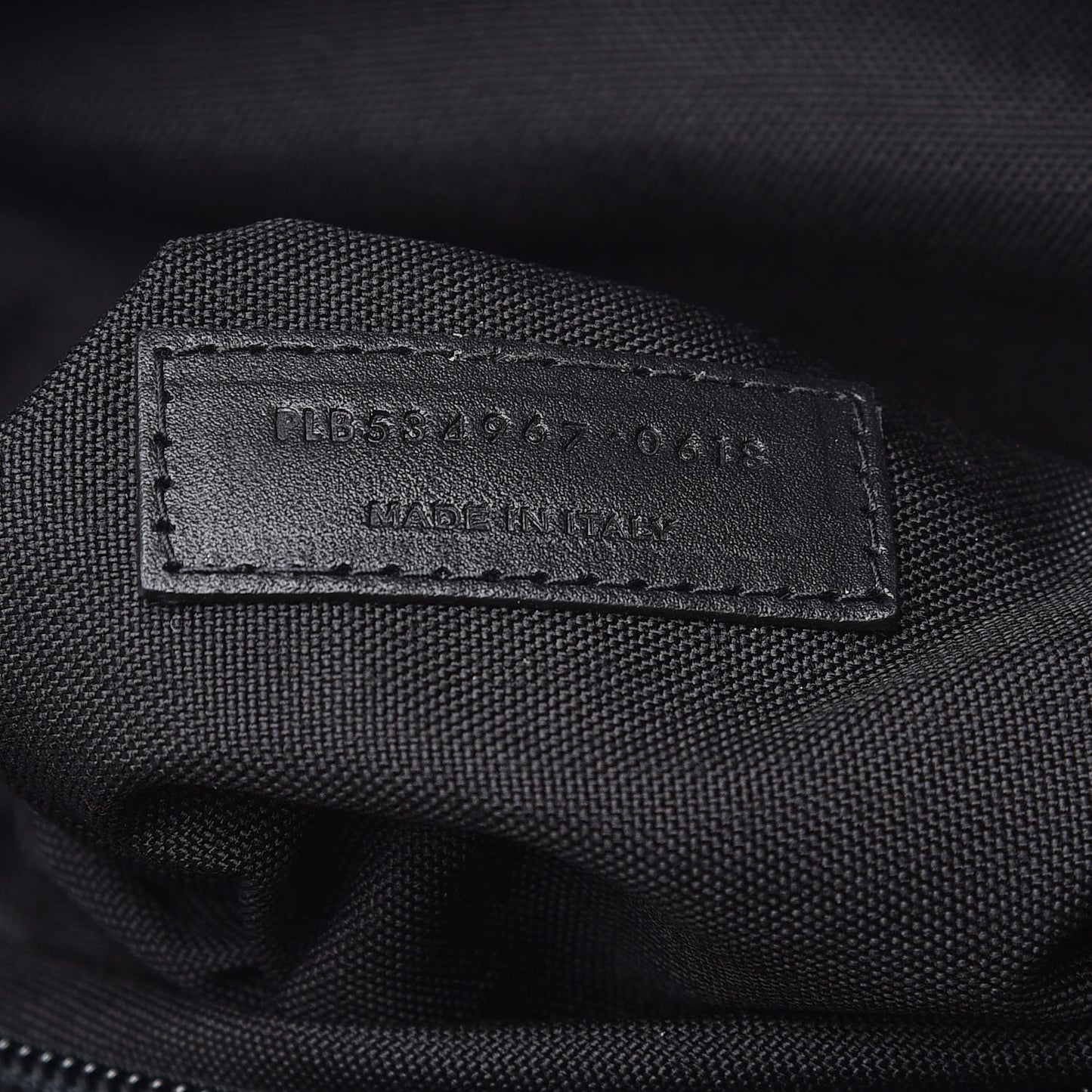 Glitter Canvas City Backpack Black