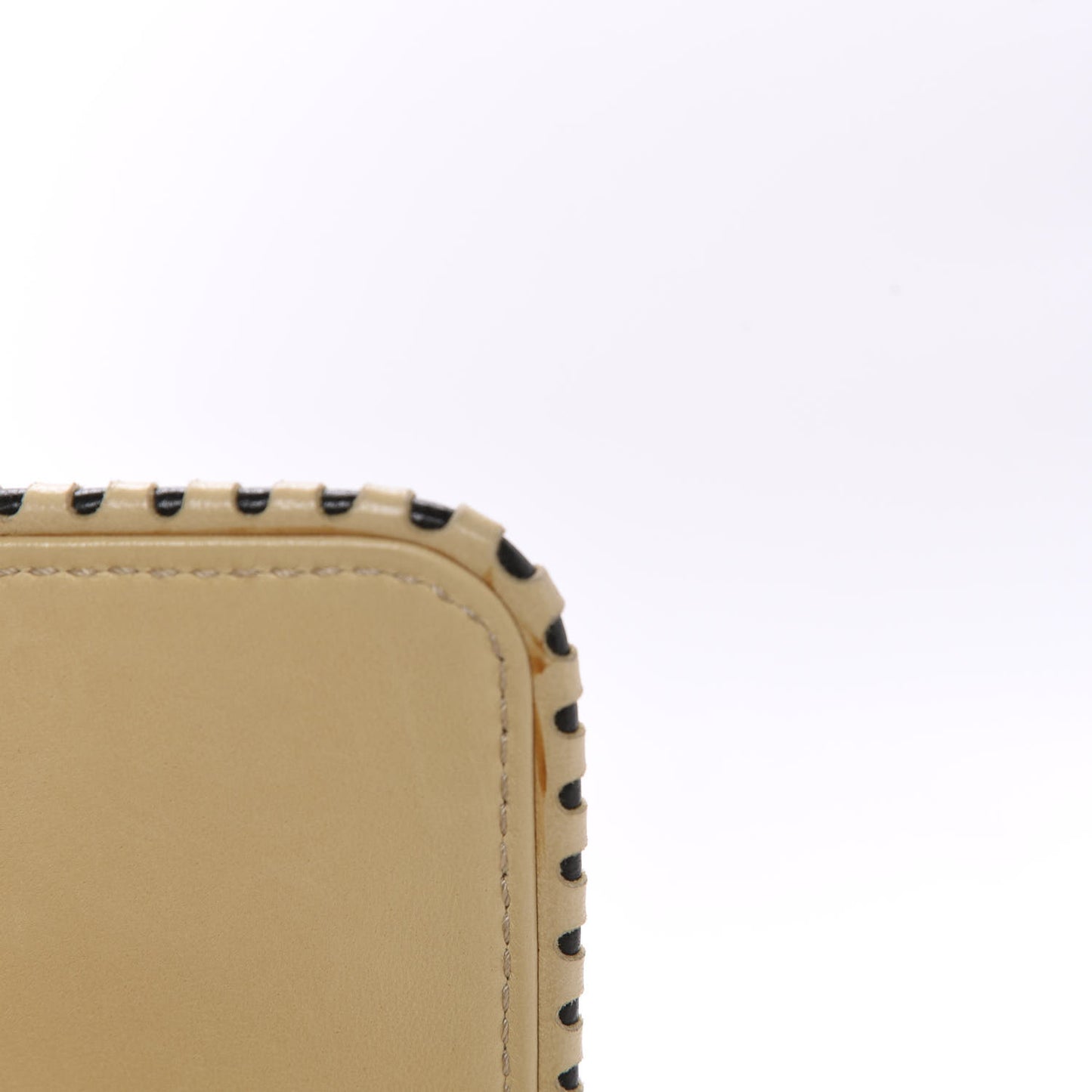 Lambskin Quilted Small Single Flap Beige