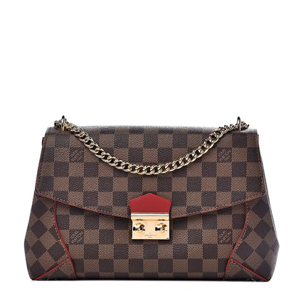 Louis Vuitton Damier Ebene Caissa Clutch Cherry 1 of 11