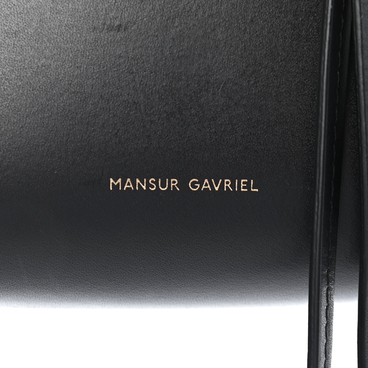 Mansur Gavriel Calfskin Mini Mini Bucket Bag Black Flamma 6 of 10