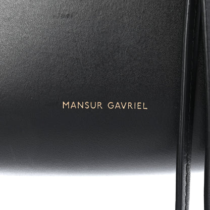 Mansur Gavriel Calfskin Mini Mini Bucket Bag Black Flamma 6 of 10