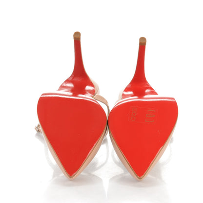Christian Louboutin Patent Coxinelle 100 Pumps 35 Nude 4 of 7