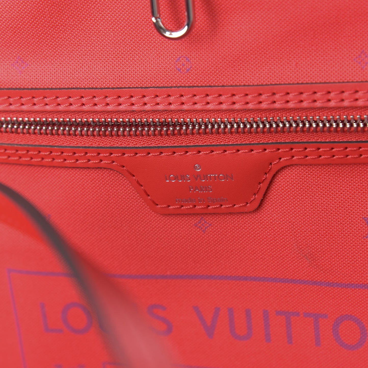 Monogram Escale Neverfull MM Rouge