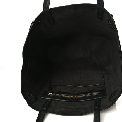 Celine Soft Grained Calfskin Small Belt Cabas Phantom Black 5 of 10