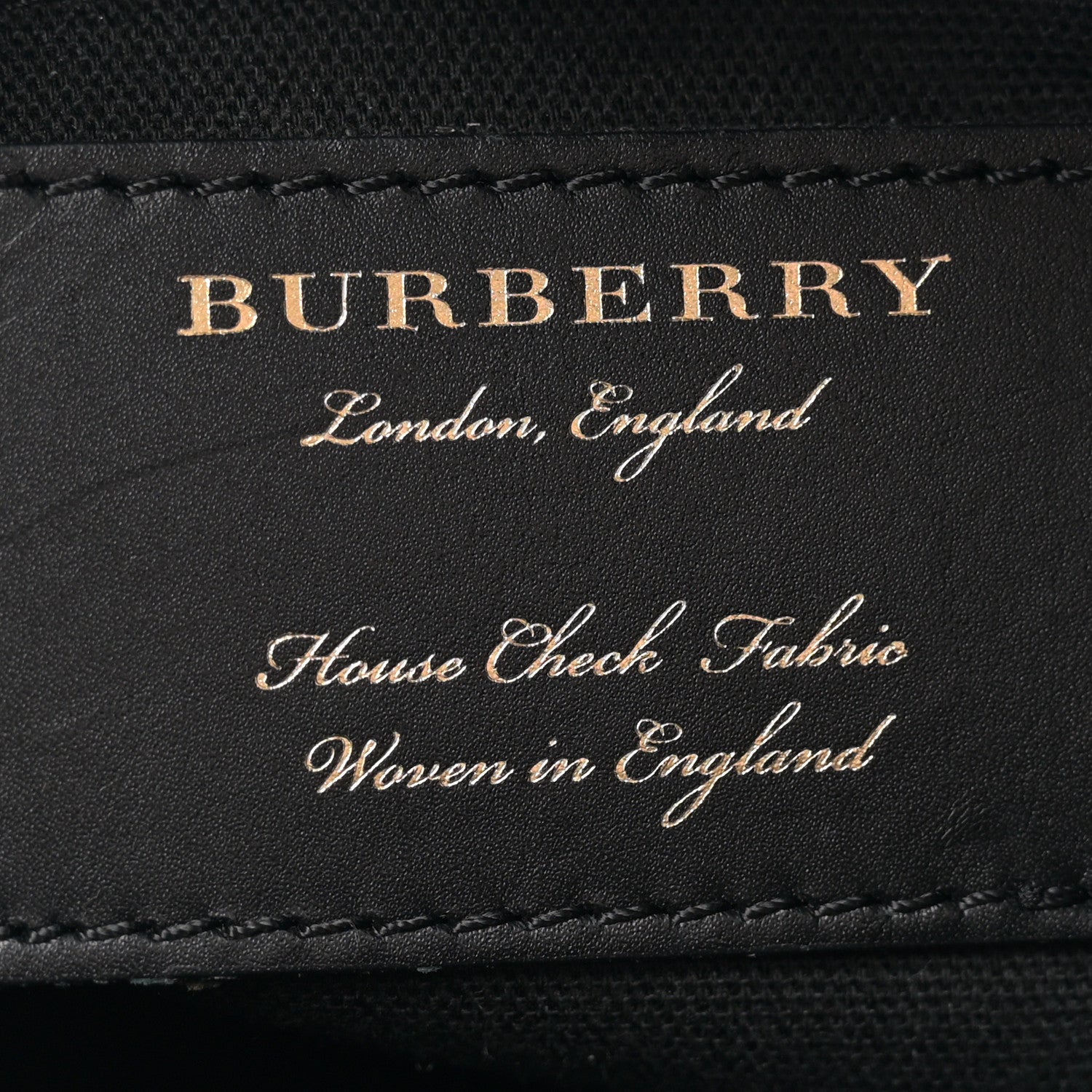 Burberry Derby Calfskin House Check Medium Banner Tote Slate Blue 6 of 13