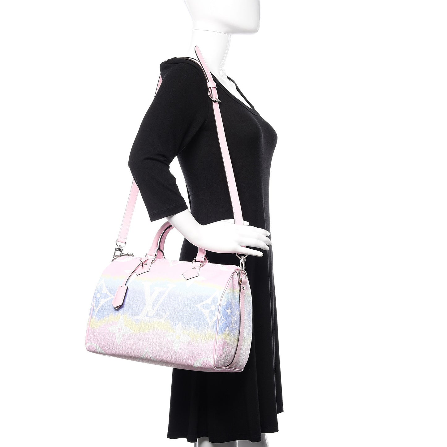 Monogram Escale Speedy Bandouliere 30 Pastel