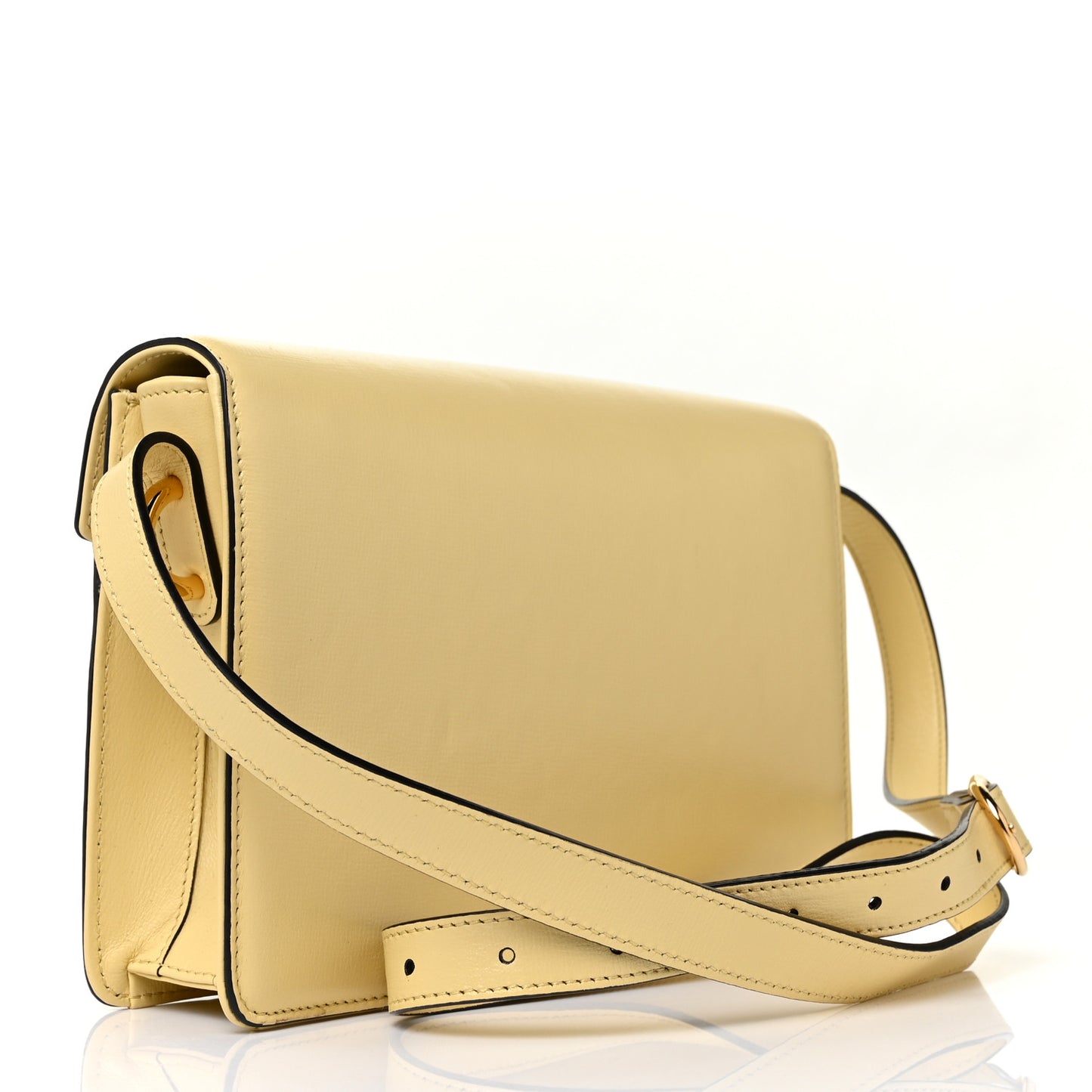 Textured Calfskin Small Torchon GG Ring Shoulder Bag Butter