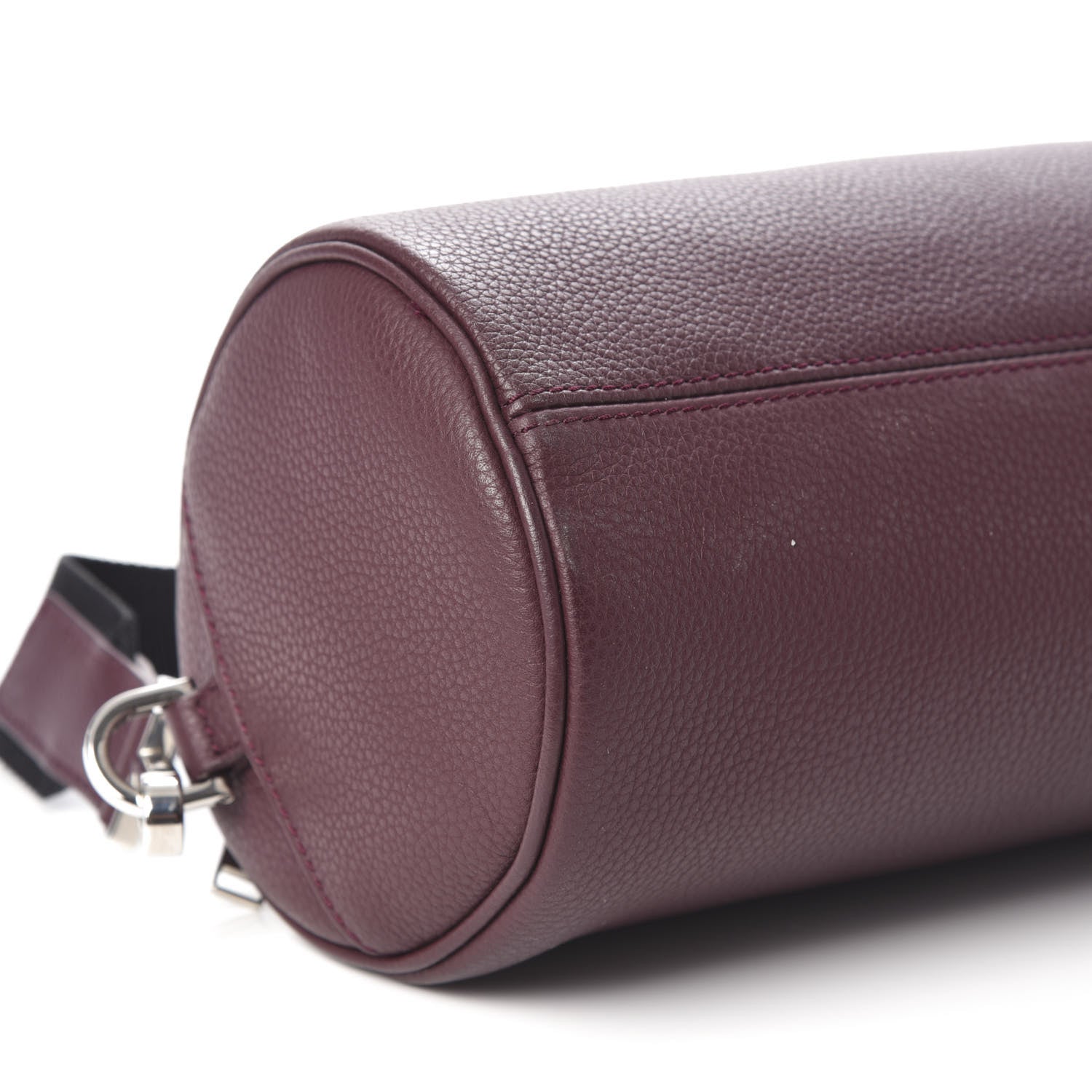 Christian Dior HOMME Grained Calfskin Mens Roller Pouch Burgundy 7 of 8