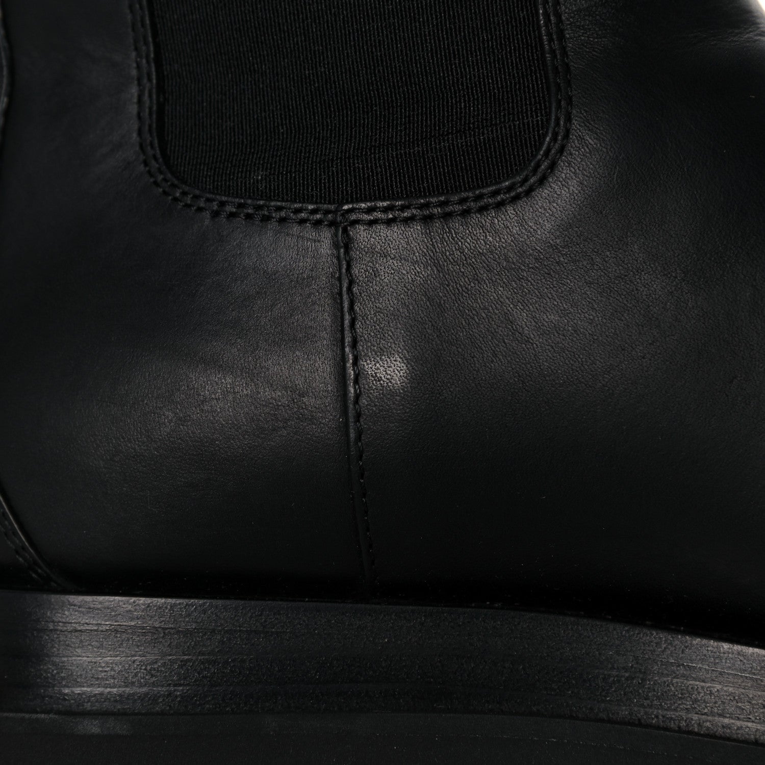 Bottega Veneta Calfskin The Lug Chelsea Boots 37.5 Black 13 of 16