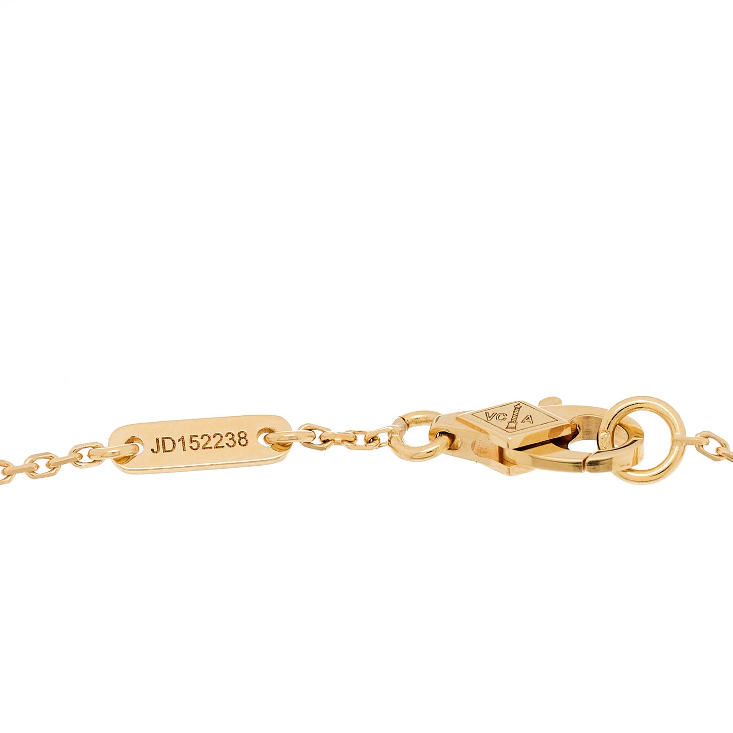 18K Yellow Gold Mother of Pearl Sweet Alhambra Bracelet