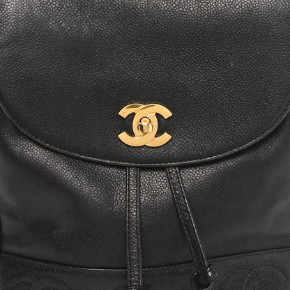 Chanel Caviar CC Backpack Black 7 of 10