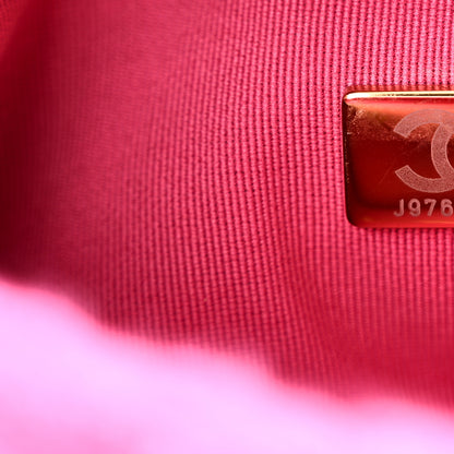 Chanel Cashmere Tweed Quilted CC Links Hobo Fuchsia 7 of 10