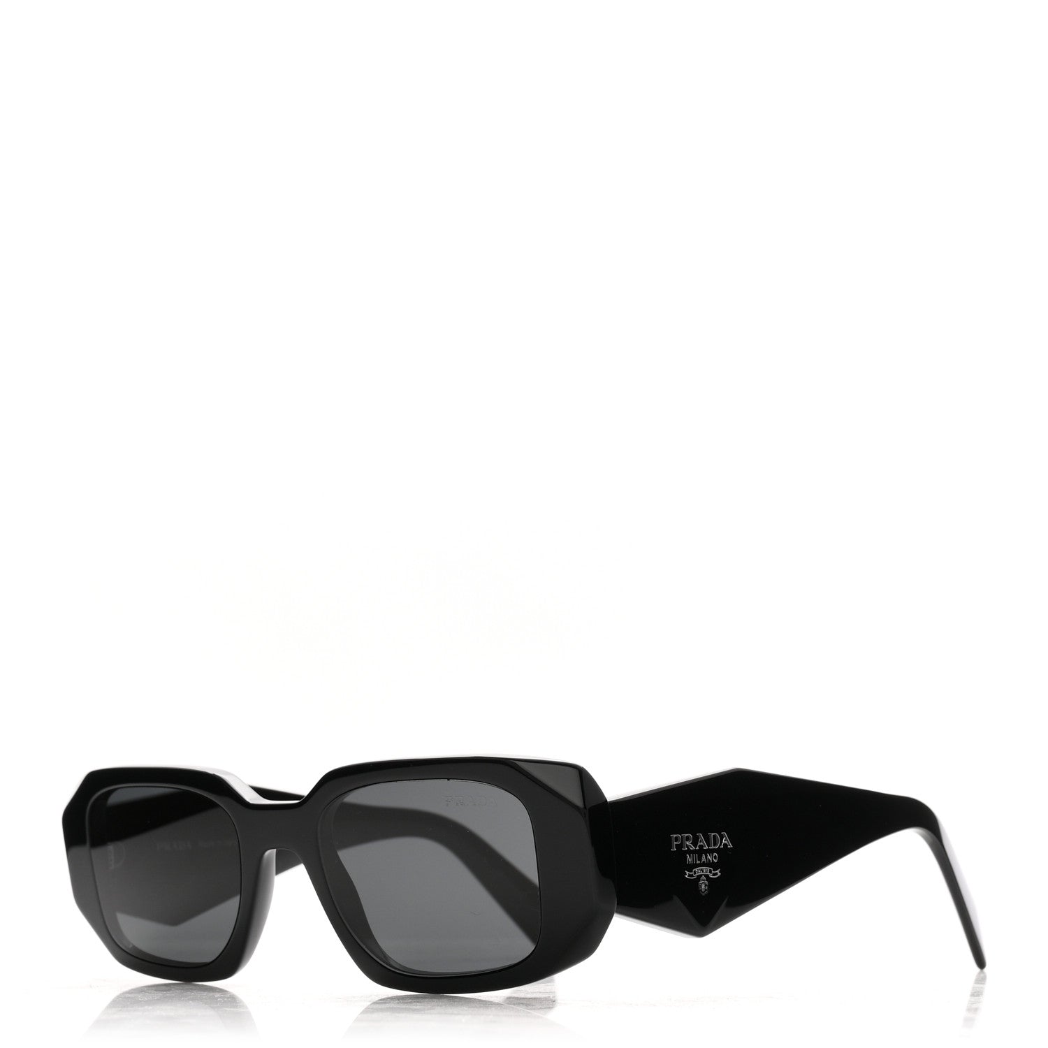 Prada Acetate Symbole Sunglasses SPR 17W Black 1 of 7