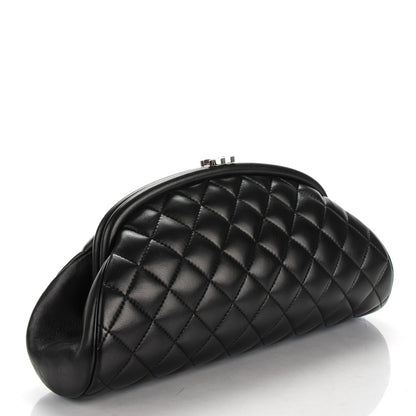 Chanel Lambskin Quilted Timeless Clutch Black 3 of 7