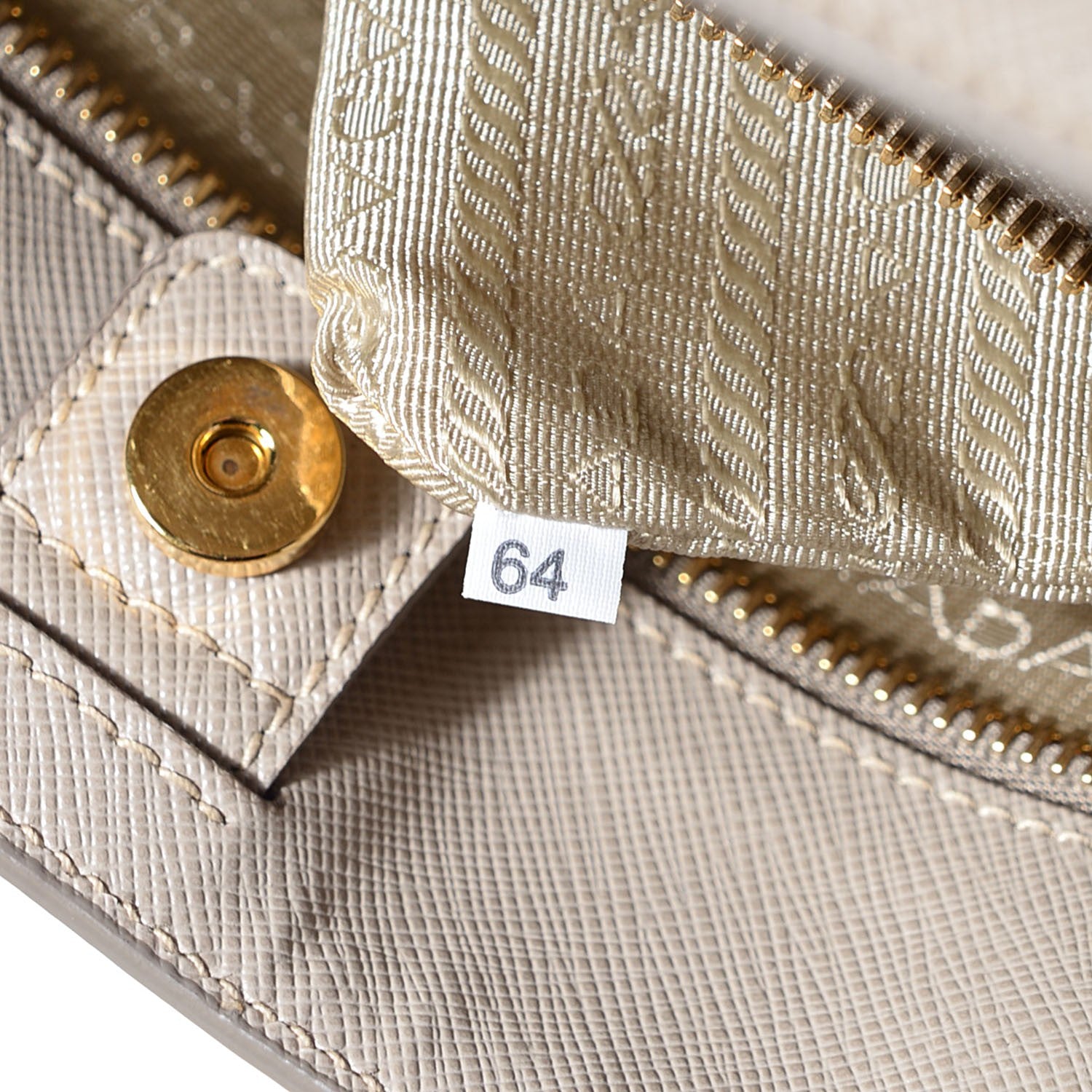 Prada Saffiano Lux Large Tote Pomice 9 of 10
