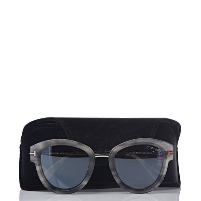 Tom Ford Mia Soft Rounded Sunglasses TF574 Havana 7 of 7