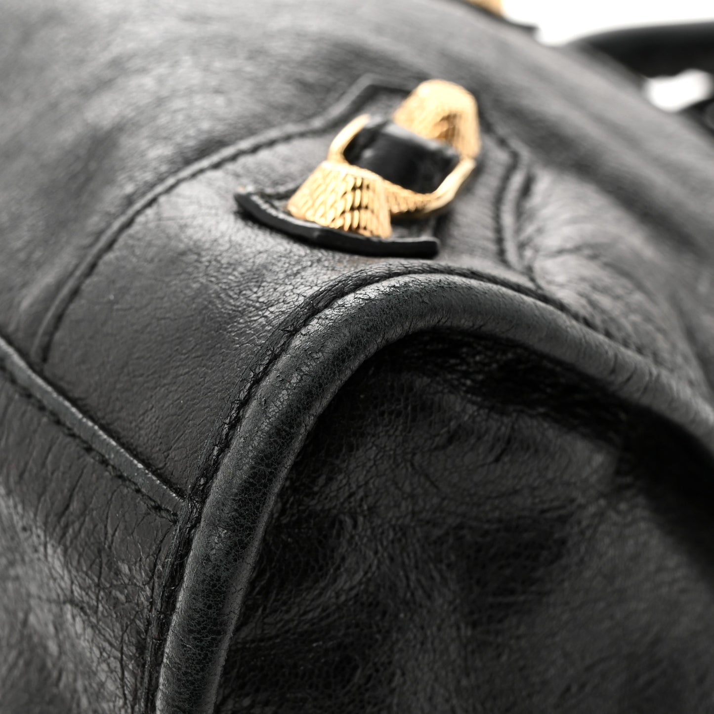 Agneau Giant 12 Gold Hardware City Black