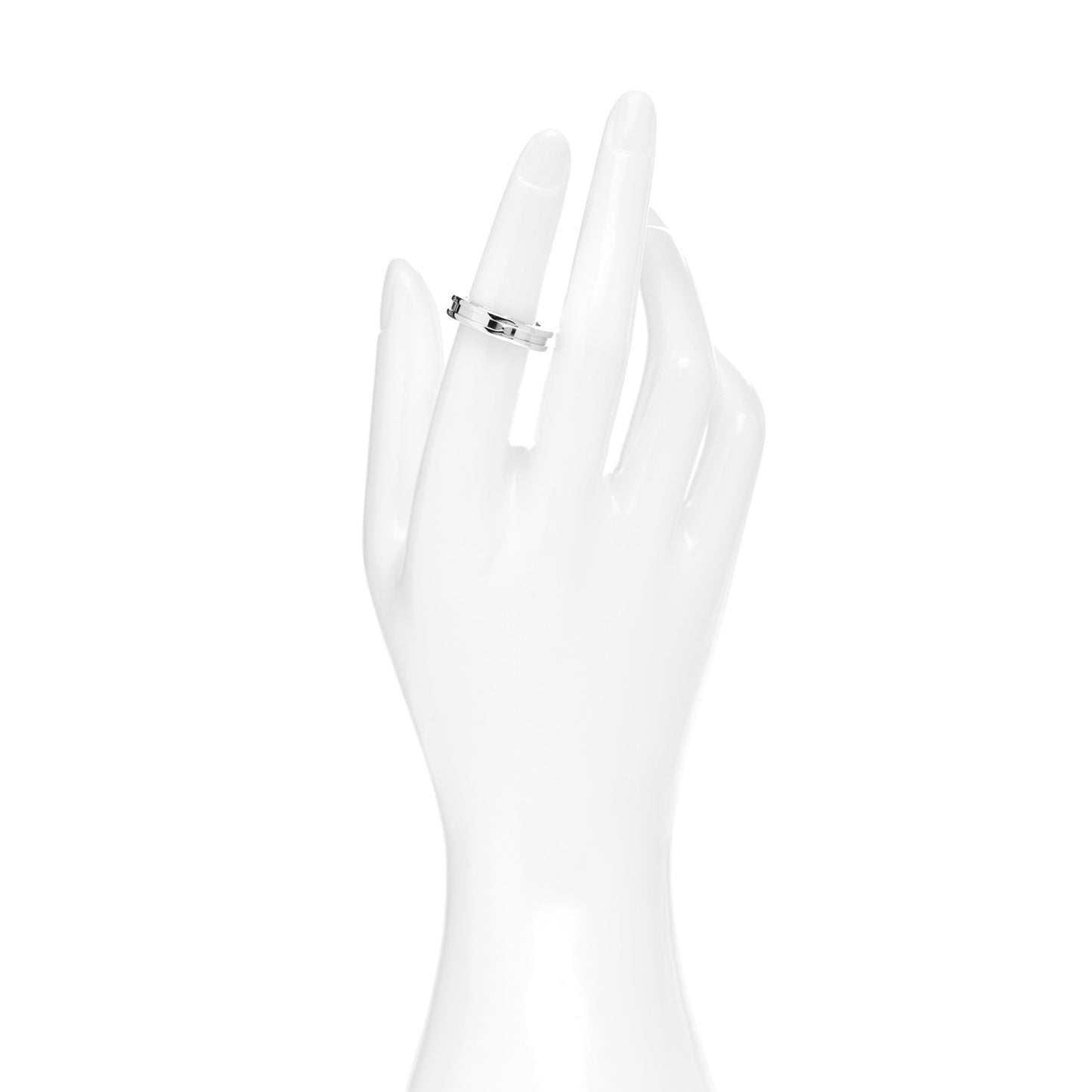 18K White Gold B.Zero1 One-Band Ring 50 5.25