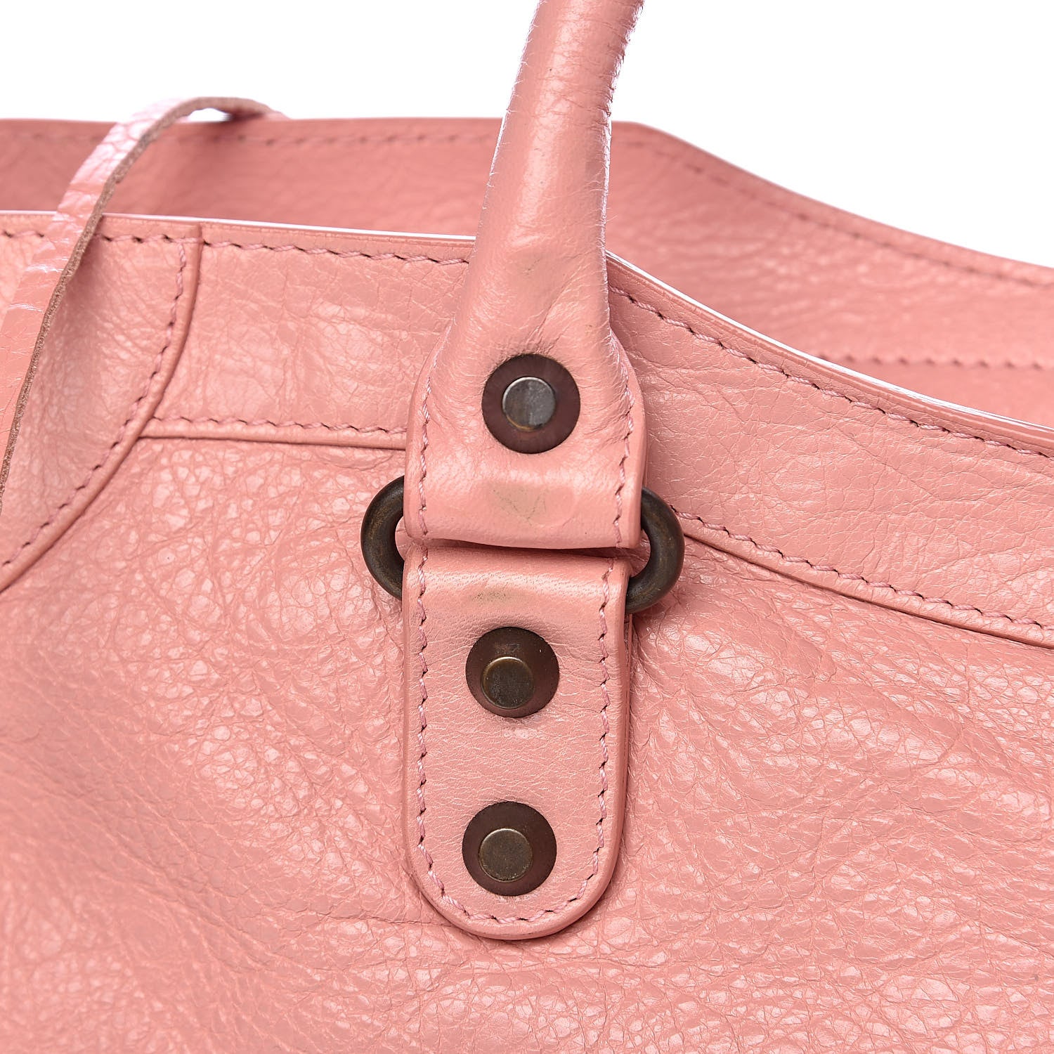 Balenciaga Agneau Classic Hardware City Rose Peche 12 of 15