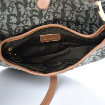 Christian Dior Monogram Saddle Bag Green 5 of 11