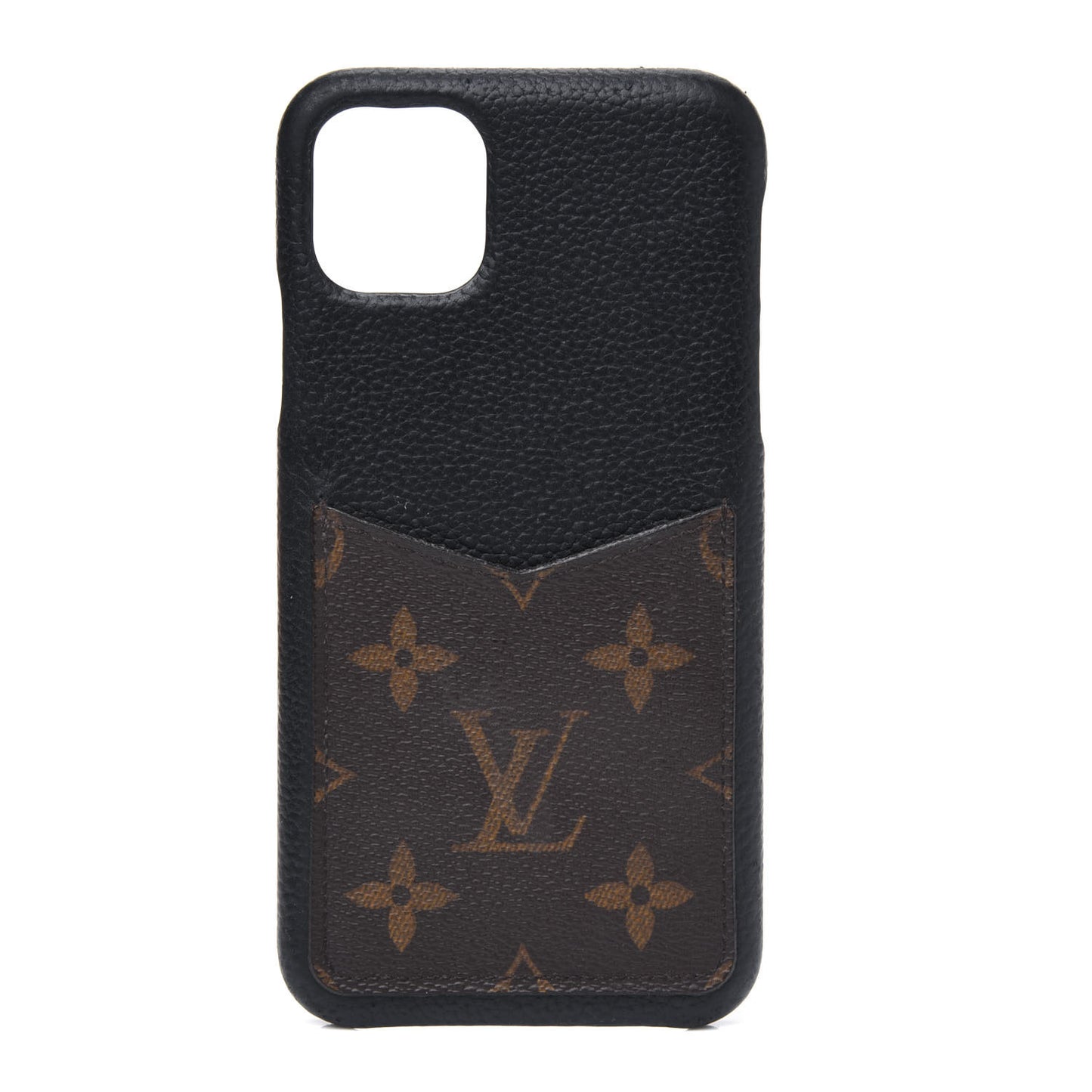 Monogram iPhone 11 Max Pro Bumper Black
