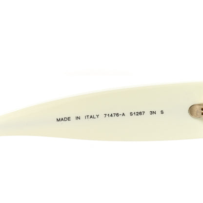 Chanel Acetate Shield Sunglasses 71476-A White 6 of 7
