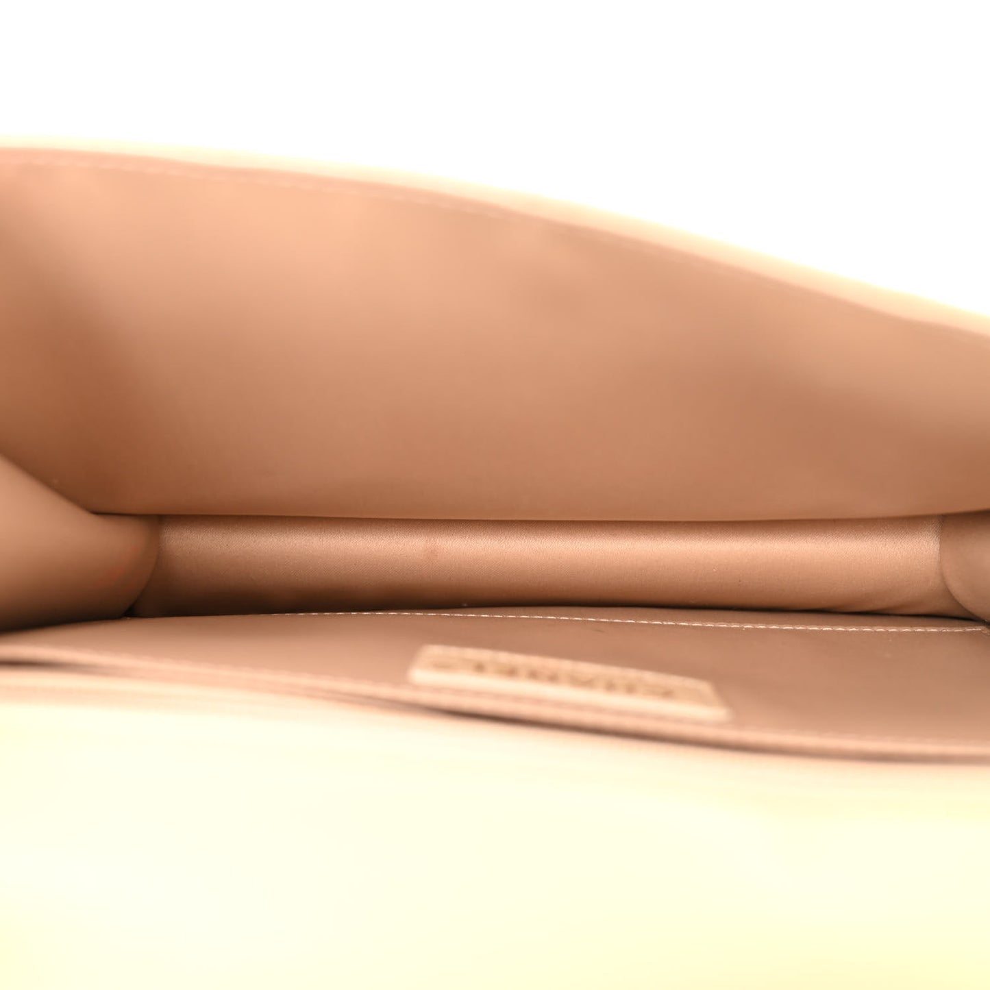 Lambskin Quilted Medium Golden Class Flap Dark Beige