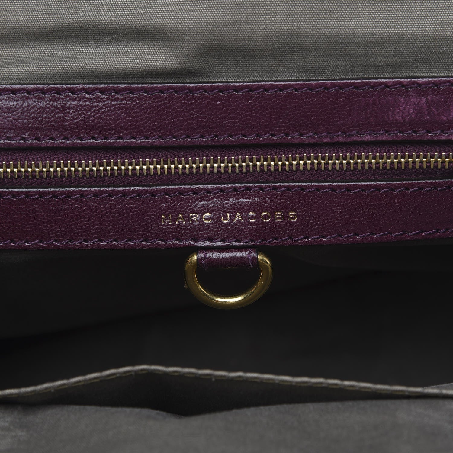 Marc Jacobs Calfskin Quilted Stam Burgundy 6 of 16