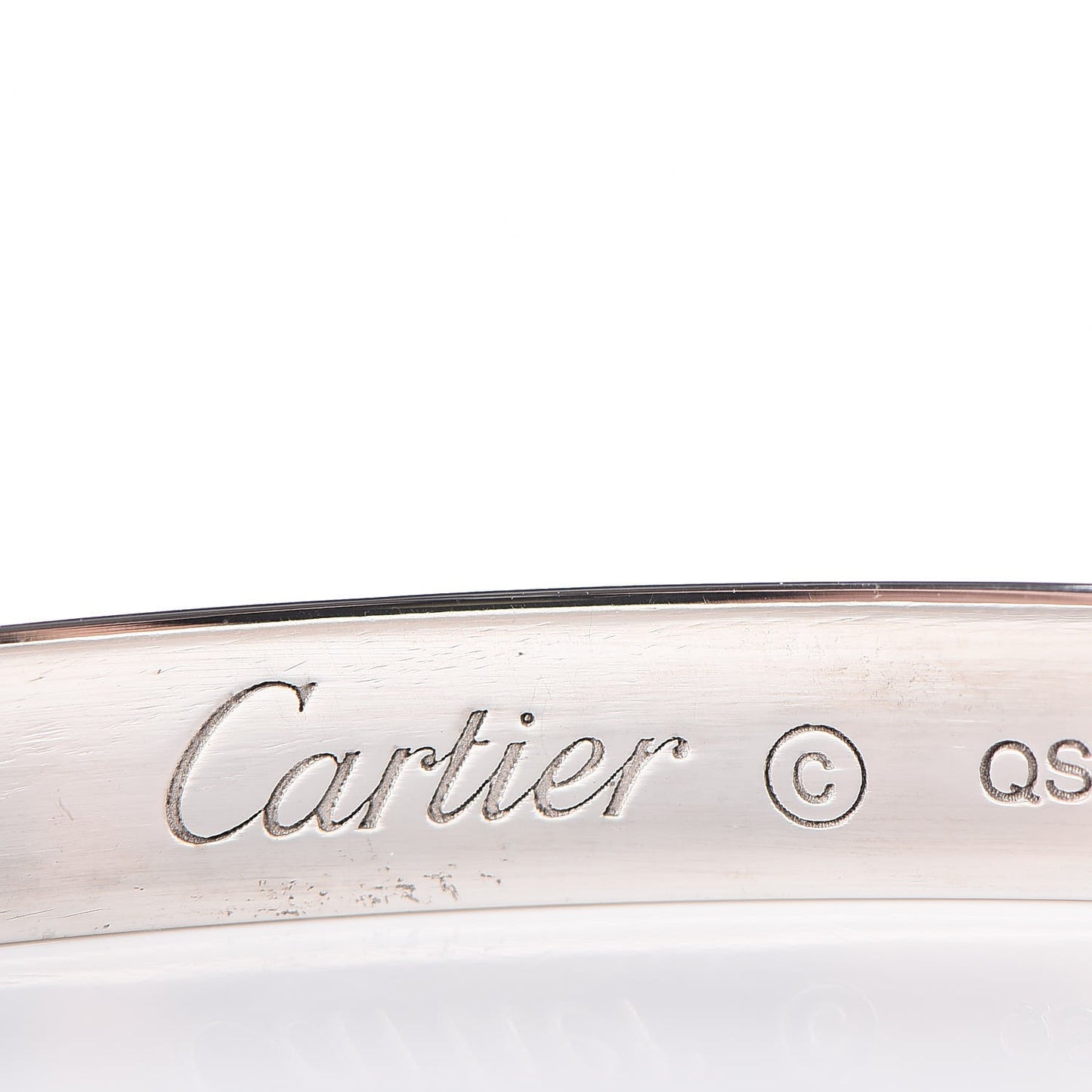 18K White Gold LOVE Bracelet 18