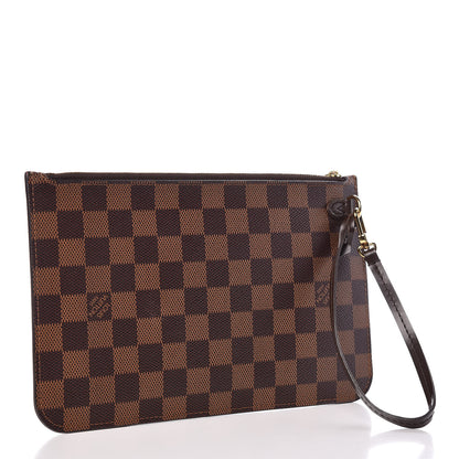 Louis Vuitton Damier Ebene Neverfull MM GM Pochette 3 of 8