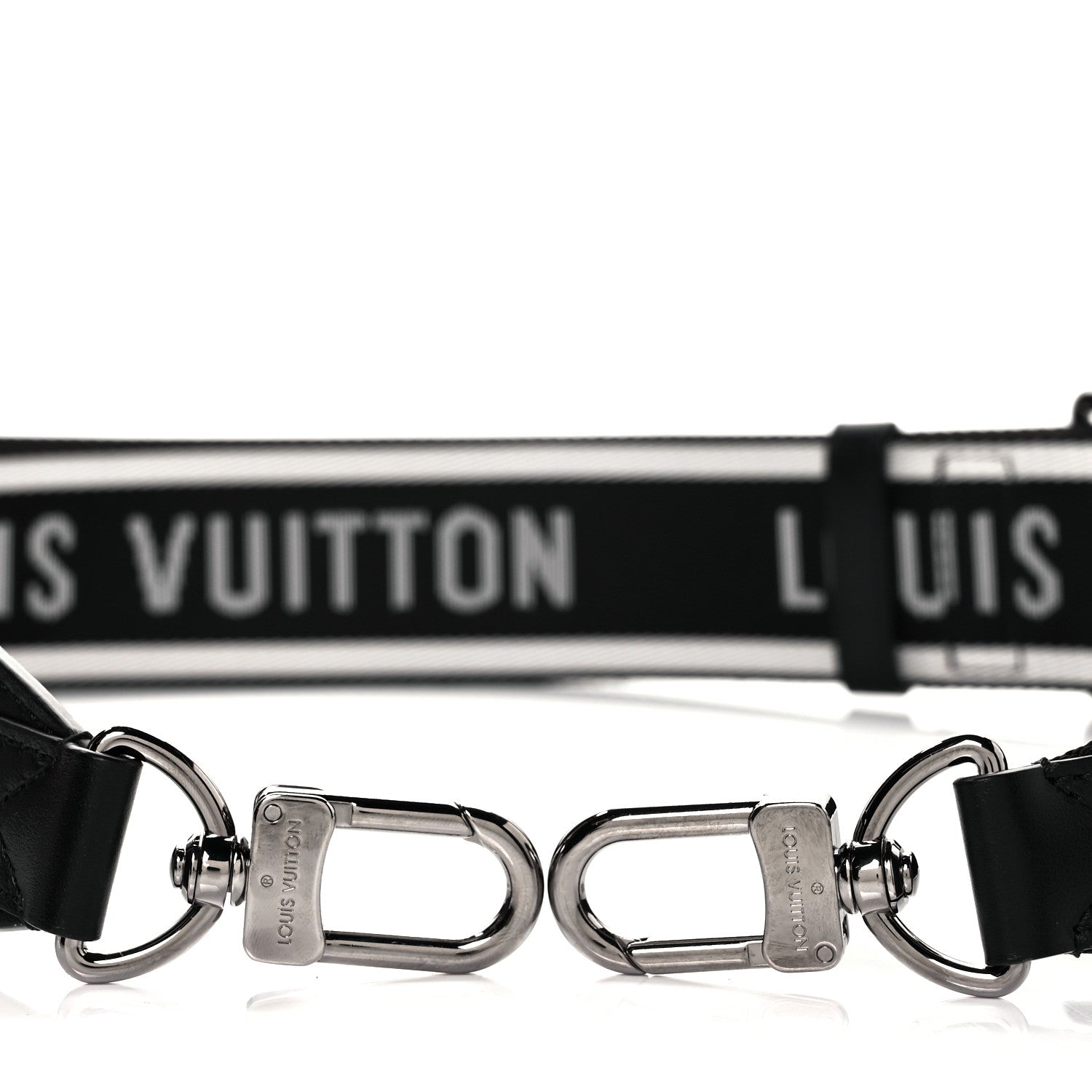 Louis Vuitton Nylon Jacquard Sporty Bandouliere Shoulder Strap Black 6 of 6