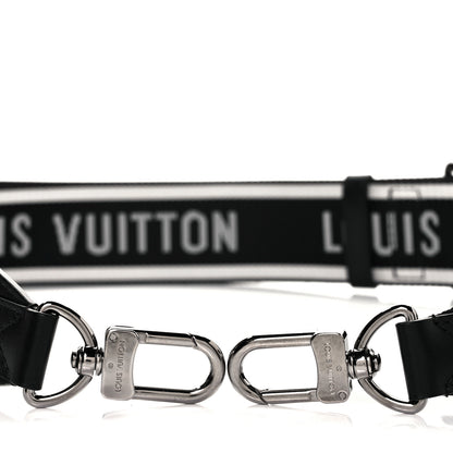 Louis Vuitton Nylon Jacquard Sporty Bandouliere Shoulder Strap Black 6 of 6