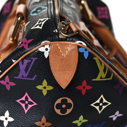 Louis Vuitton Monogram Multicolor Speedy 30 Black 6 of 15