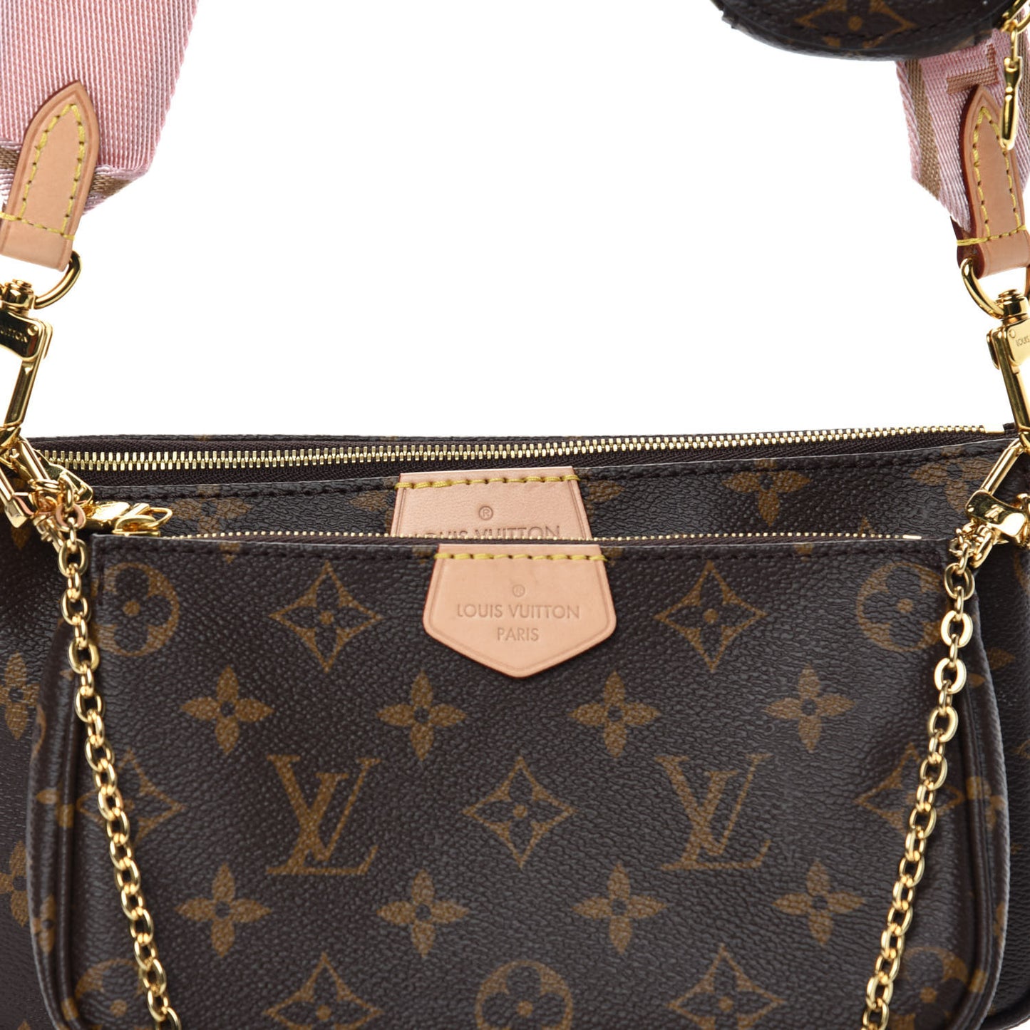 Monogram Multi Pochette Accessories Rose Clair