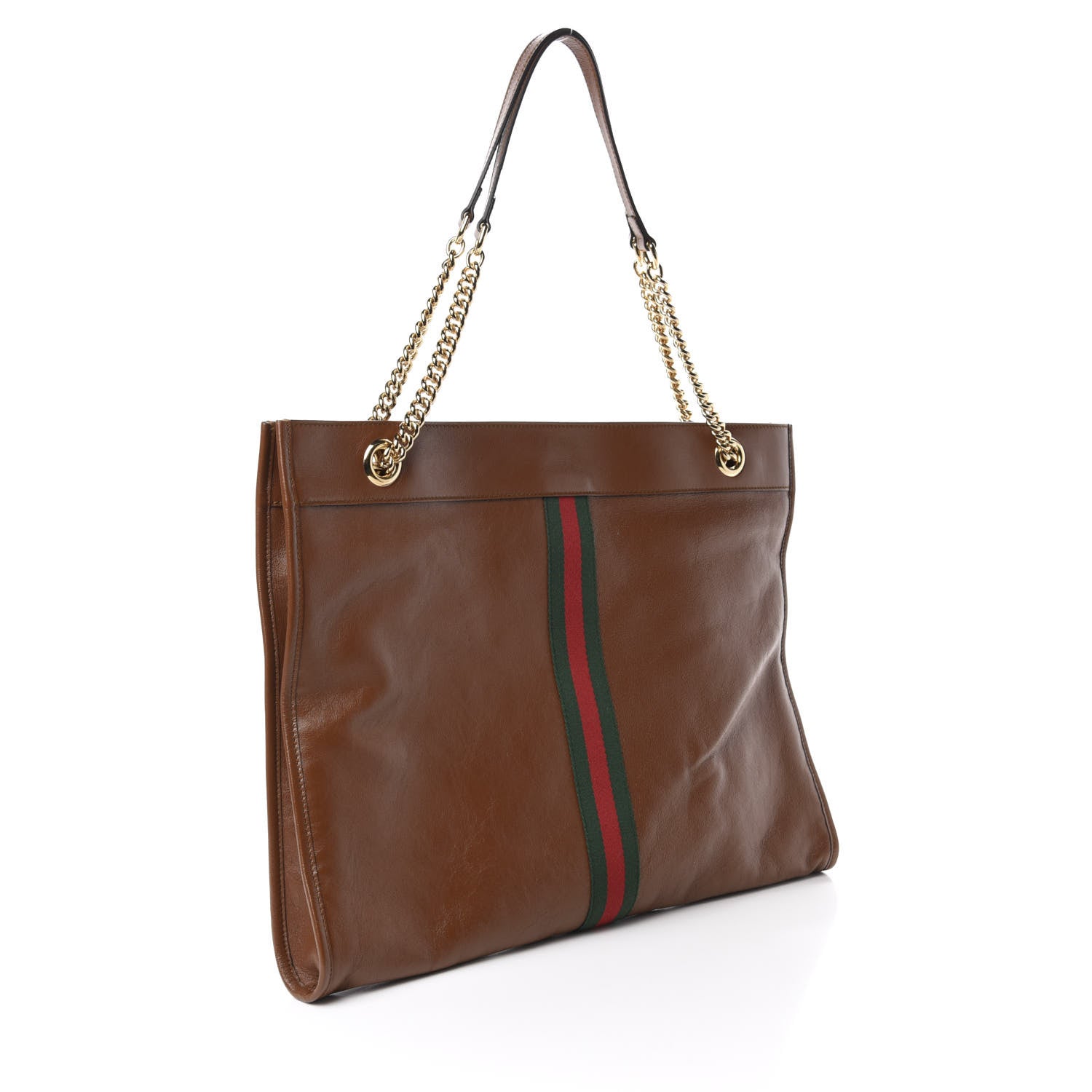 Gucci Calfskin Large Rajah Chain Tote Cuir 3 of 10