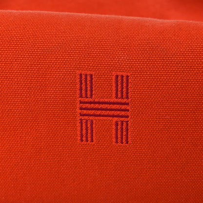 Hermes Canvas Small Bride-A-Brac Pouch Orange Burgundy 12 of 12
