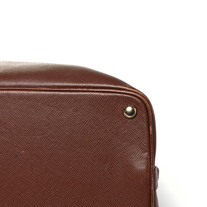 Prada Saffiano Cuir Open Promenade Tote Palissandro 11 of 15