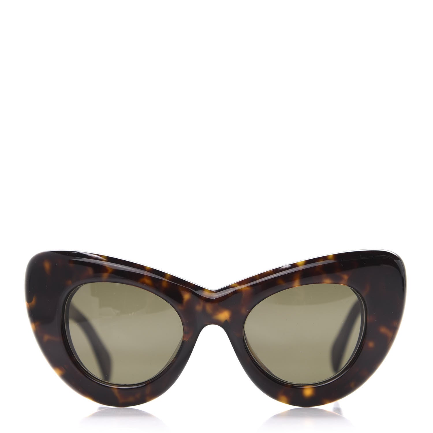 Celine Papillon Cat Eye Sunglasses CL 41055/S Havana 2 of 8