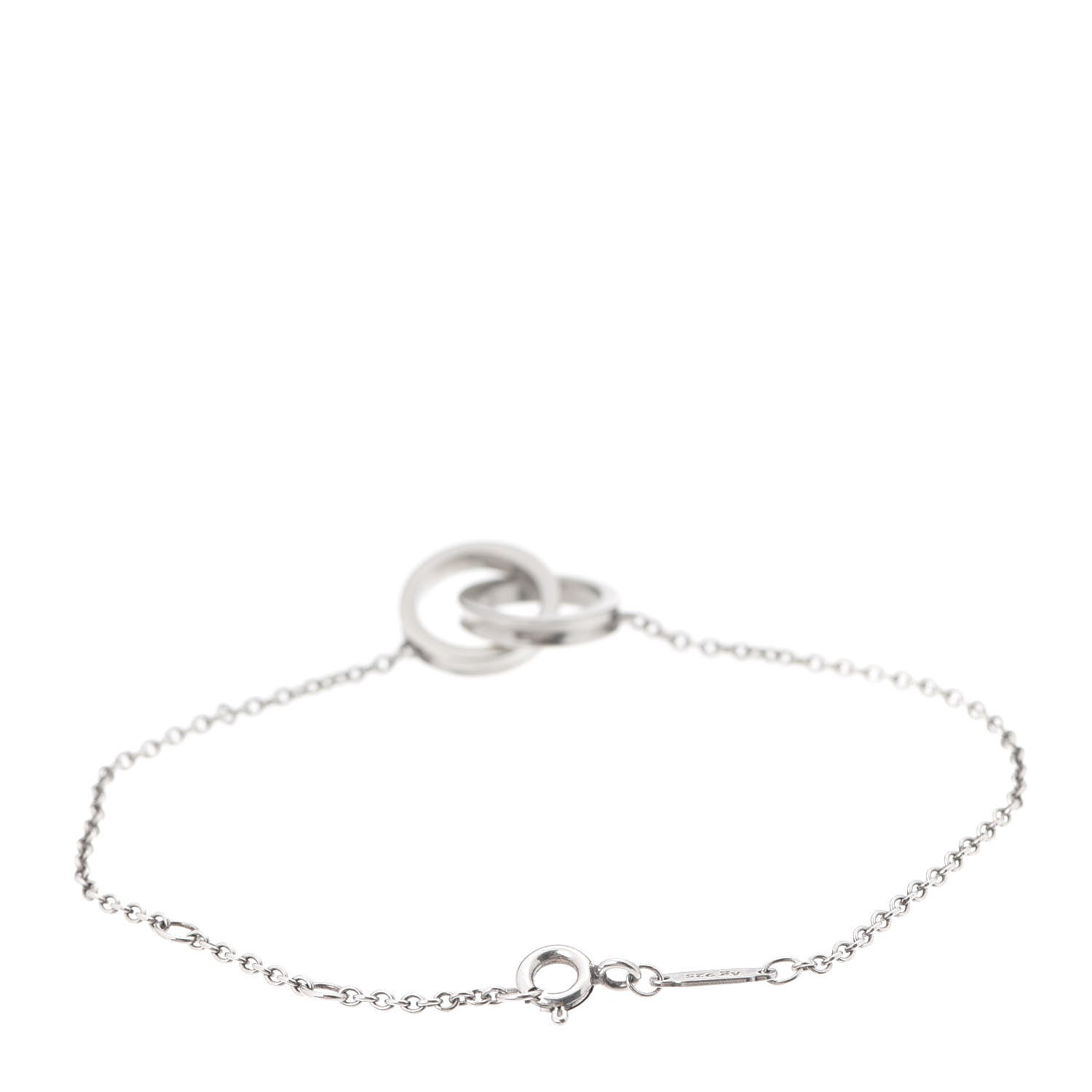Tiffany Sterling Silver 1837 Interlocking Bracelet 3 of 7
